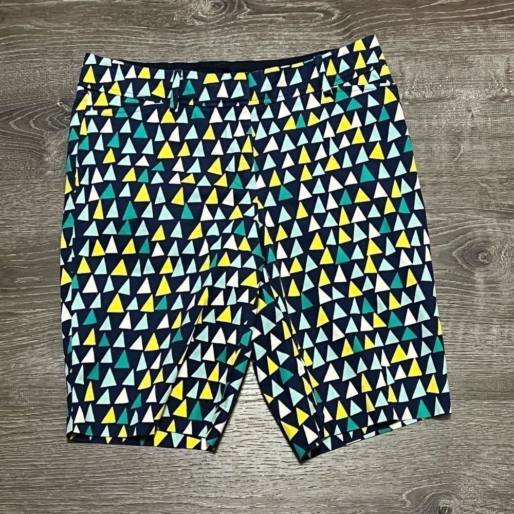 Talbots Perfect Short Geometric Pattern Size 2 - image 1